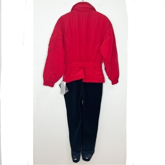 NWT Vintage Tyrolia Onsie Ski Suit Red Size 10 - Picture 2 of 13